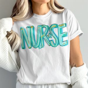 Nurse T-Shirt, Comfort Colors 1717, Nurse Appreciation, Gift for Nurse, Nursing School, Healthcare Hero, RN Tee, Graduation Gift, Cute Nurse