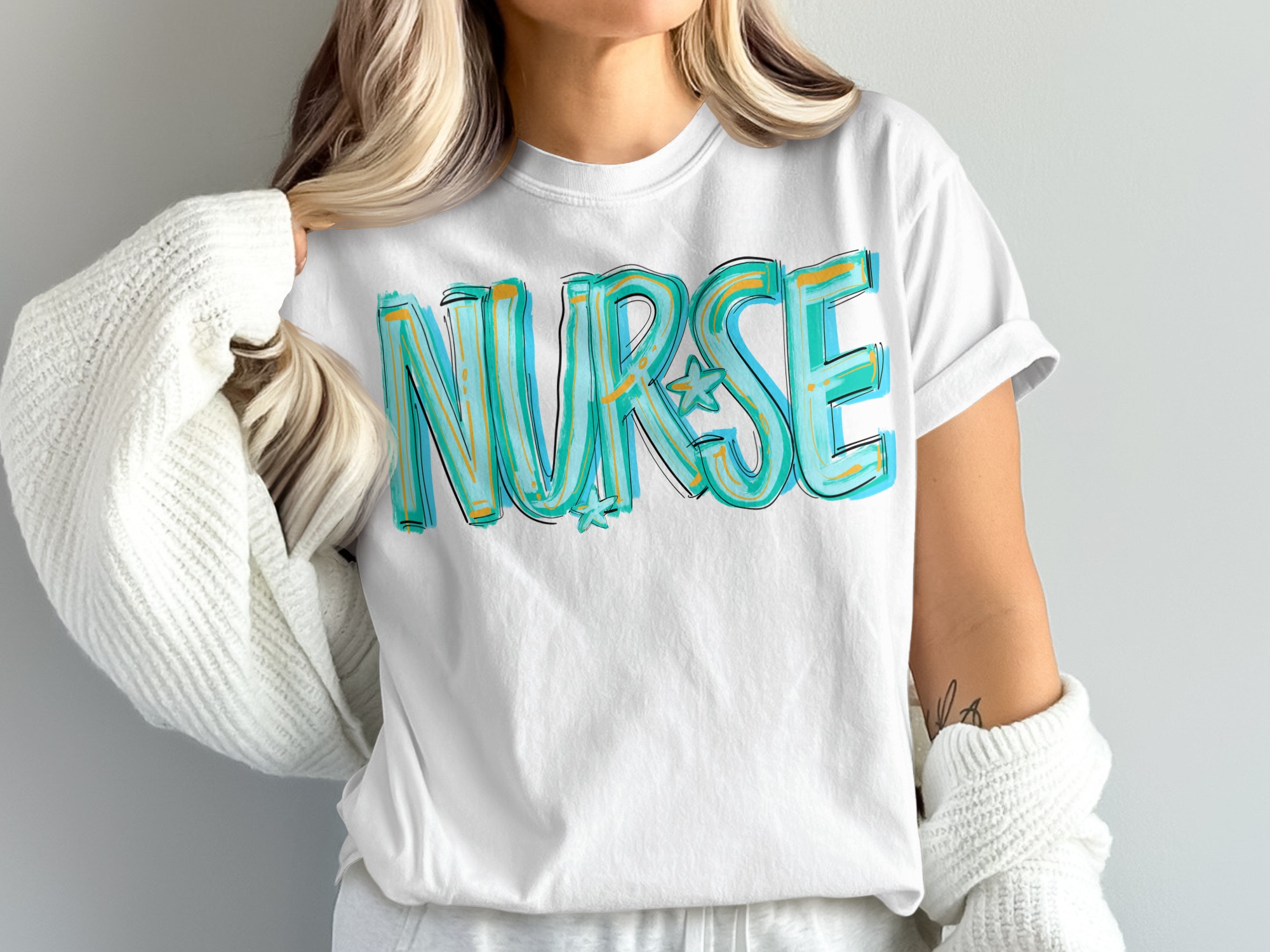 Nurse T-Shirt, Comfort Colors 1717, Nurse Appreciation, Gift for Nurse, Nursing School, Healthcare Hero, RN Tee, Graduation Gift, Cute Nurse