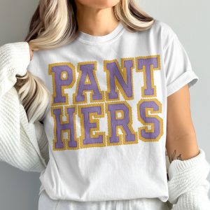 Panthers T-Shirt Comfort Colors 1717, Sports Fan Tee, Game Day Shirt, Vintage Style TShirt, University Apparel, Panthers Team Pride Shirt