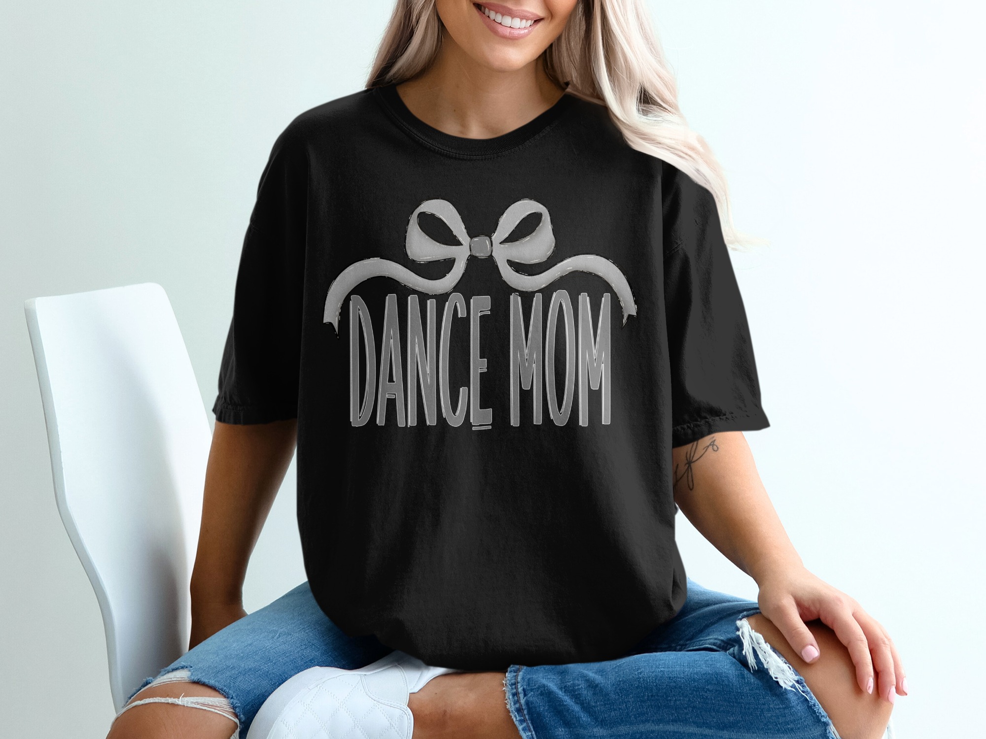 Dance Mom T-Shirt, Comfort Colors 1717, Gift for Dance Mothers, Dancing Mom Tee, Cute Dance Shirt, Dance Recital Shirt, Performance Wear - Image 3