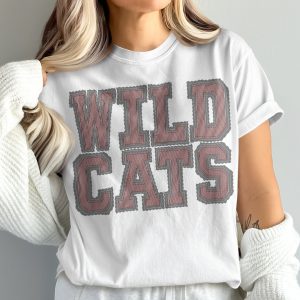 Wildcats T-Shirt, Comfort Colors 1717 Tee, College Team Shirt, University Spirit Wear, Fan Apparel, Sports Game Day Shirt, School Pride, prepster preppy
