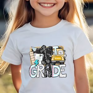 1st Grade T-Shirt, Back to School Tee, First Grade Shirt, School Bus Apparel, Student Outfit, Teacher Gift, Elementary School Clothes