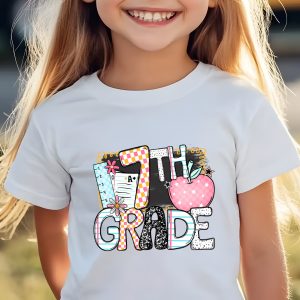 7th Grade T-Shirt, Back To School Shirt, Seventh Grade Tee, School Shirt, Teacher Gift, Seventh Grader Shirt, Apple Shirt, Grade School