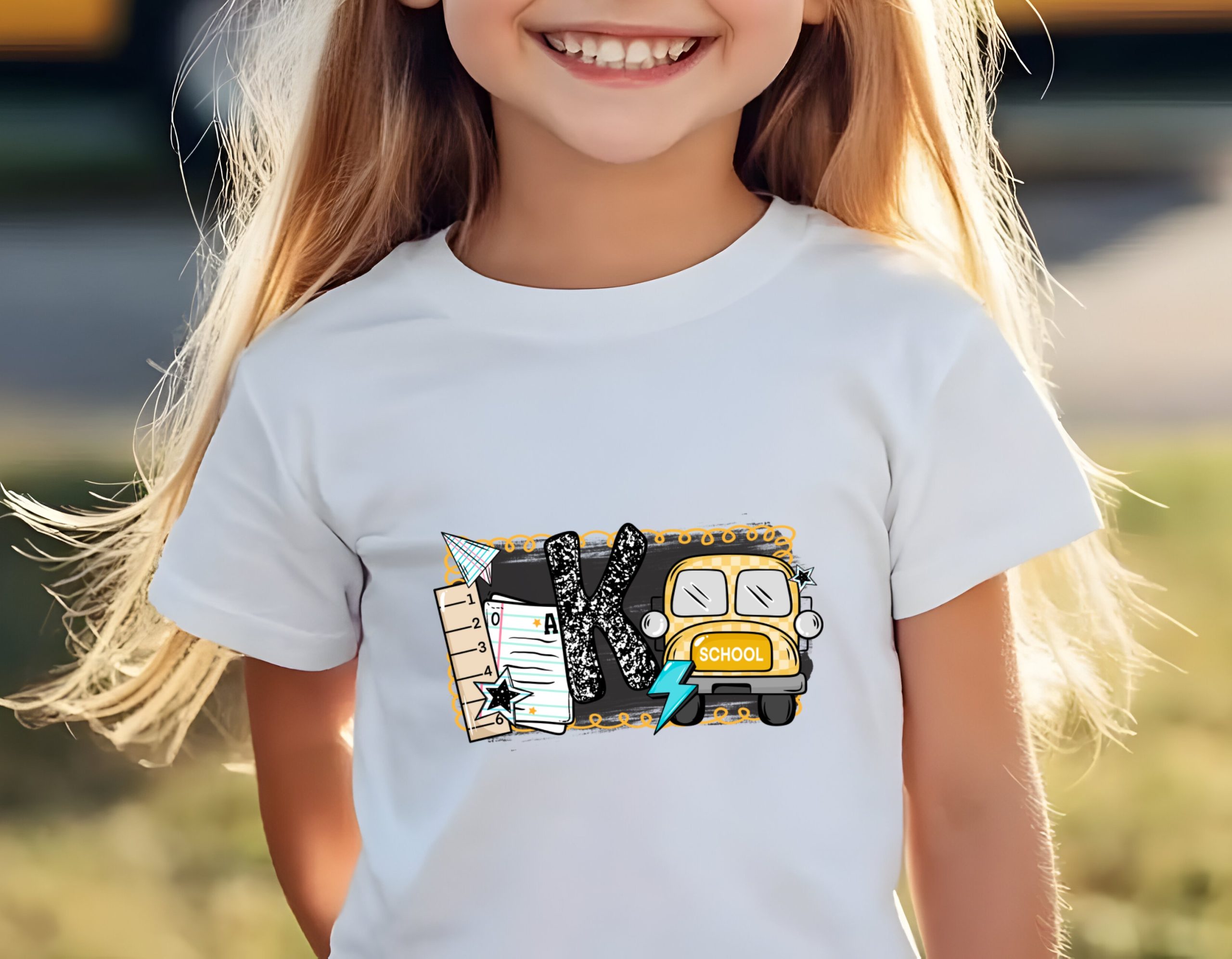 Back to School T-Shirt, School Bus Shirt, Teacher Shirt, Cute Kids Tee, First Day of School Gift, Elementary School Shirt, Student Tee
