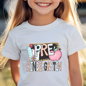 Pre Kindergarten T-Shirt, First Day Shirt, Back to School Tee, Preschool Teacher, Kids T-Shirt, Kindergarten Shirt, School Gifts