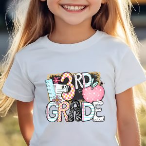 3rd Grade T-Shirt, Third Grade Shirt, Back to School Shirt, Cute Teacher Shirt, Student T-Shirt, School Outfit, Learning T-Shirt