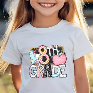8th Grade T-Shirt, Back to School Tee, Eighth Grade Shirt, Student Gift, School Outfit, Class of 2024, Teacher Appreciation Gift
