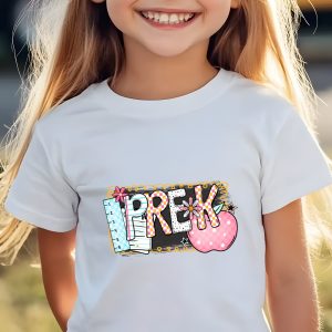 Prek T-Shirt, Back To School Tee, Pre Kindergarten Shirt, Teacher T Shirt, Colorful First Day T-Shirt, Prek Design