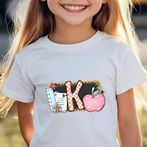 Back To School Shirt, Teacher Shirt, Kindergarten Shirt, Apple Shirt, School T-Shirt, First Day of School, Teacher Gift, Kid TShirt