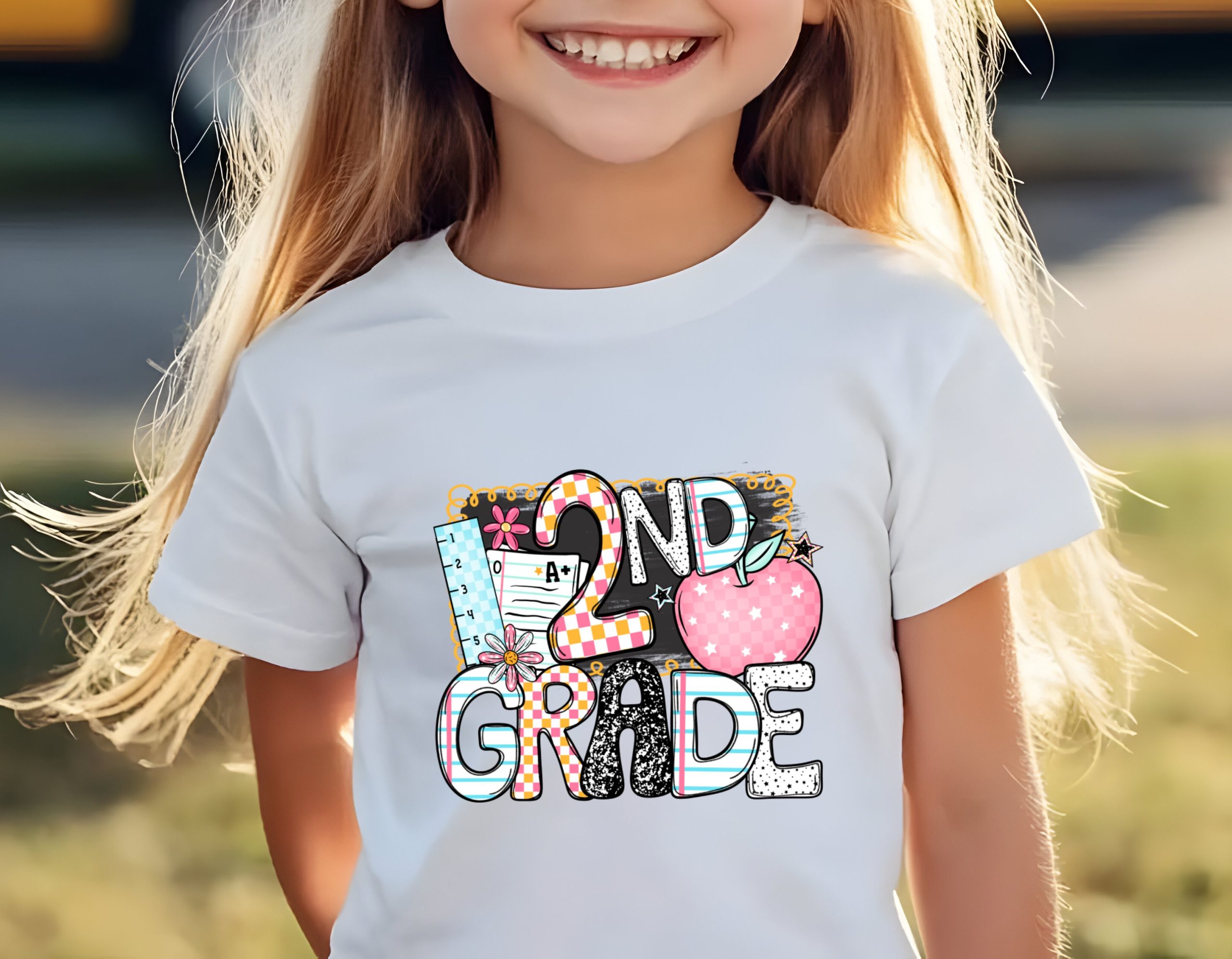 2nd Grade T-Shirt, Back to School Shirt, Second Grade Shirt, Kids T-Shirt, School Tee, Teacher Shirt, First Day of School T-Shirt