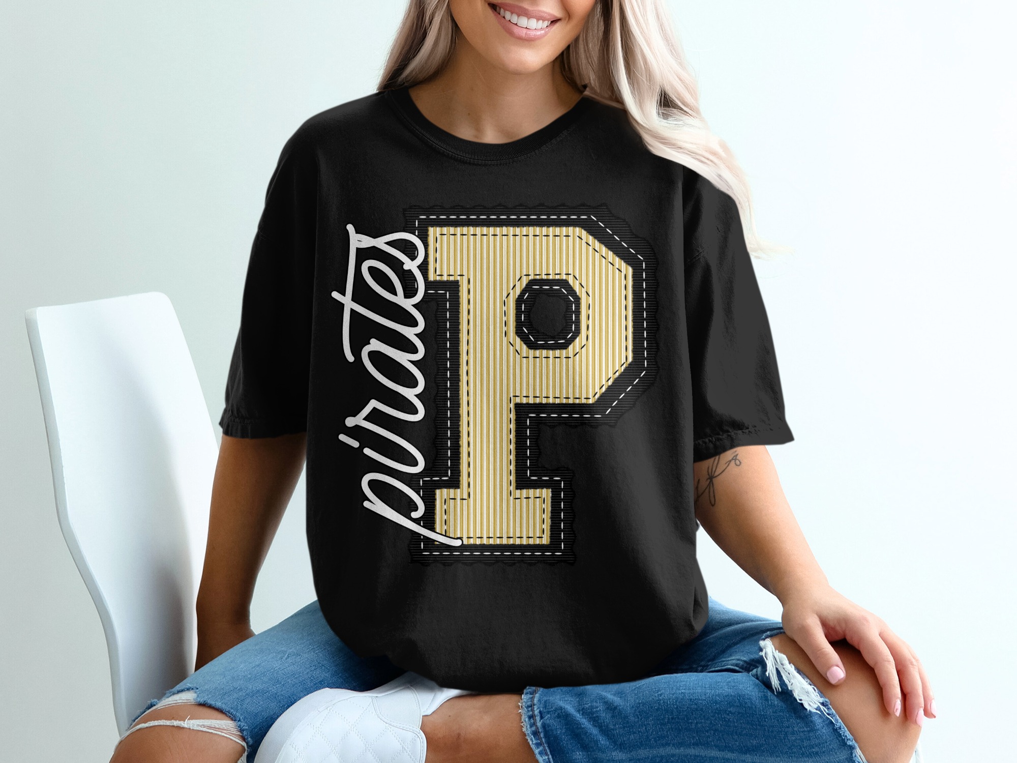 Pirates T-Shirt, Comfort Colors 1717, Pittsburgh Inspired, Baseball Fan Gift, City Pride Tee, Game Day Apparel, Sport Lover Shirt - Image 3