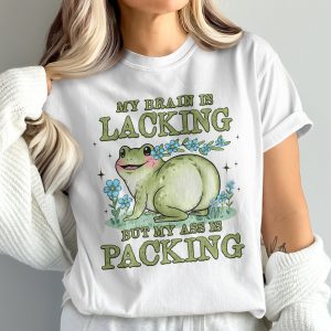 Frog Butts Comfort Colors T-Shirt, Funny Froggy Tee, My Brain is Lacking Comfort Colors T-Shirt, Amphibian, Sassy Tee, Unique Comfort Tee