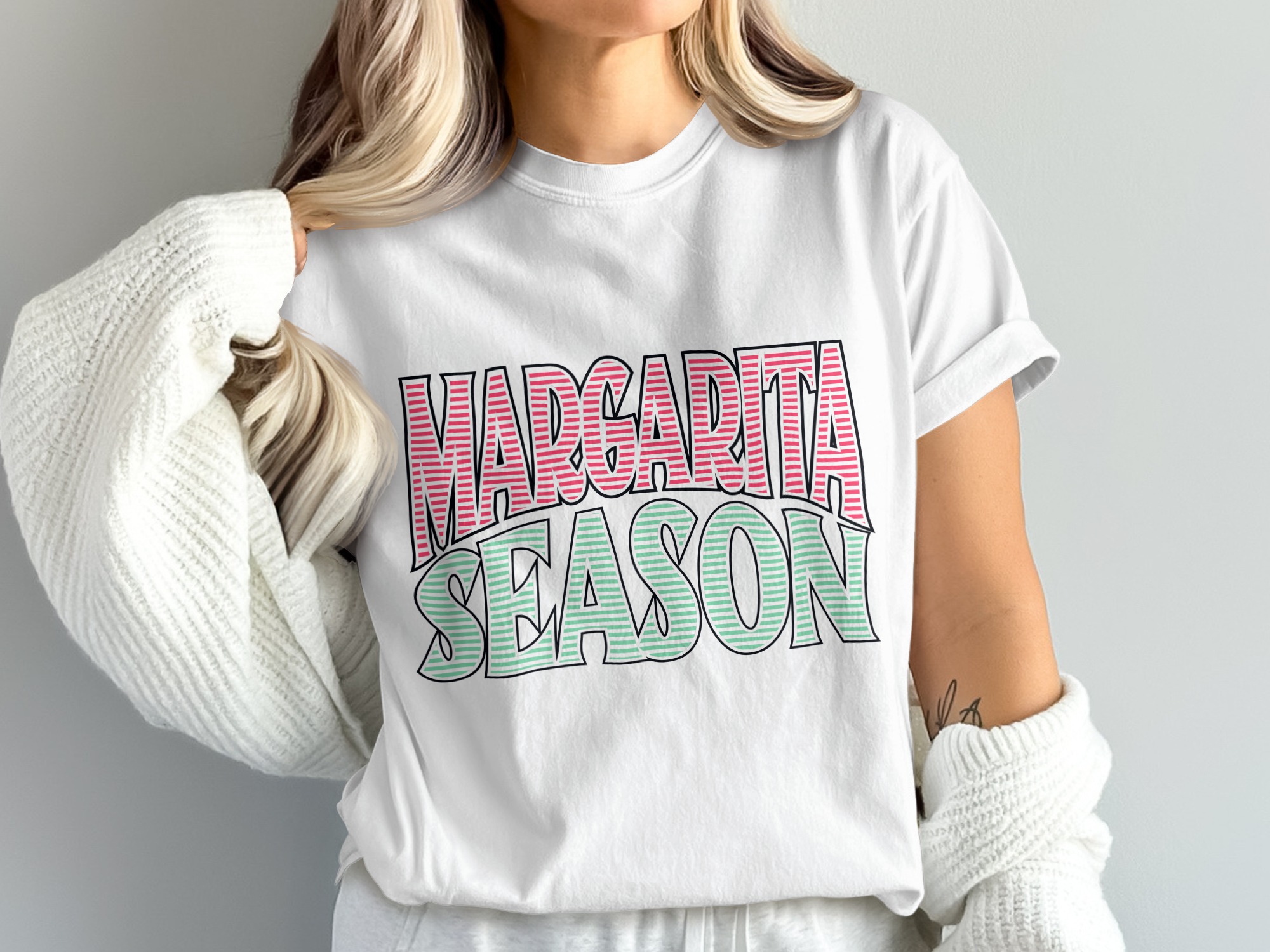 Margarita Season T-Shirt, Comfort Colors Tee, Summer Vibes Shirt, Vacation Shirt, Trendy TShirt, Drinking Shirt, Tropical T Shirt, Funny
