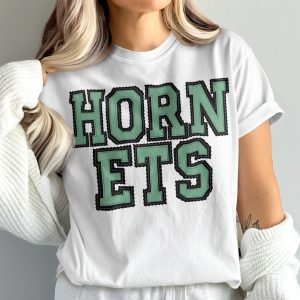 Hornets T-Shirt, Comfort Colors 1717, Team Spirit Tee, Game Day Apparel, School Pride Shirt, Sports Fan Gift, Trendy Graphic Tee