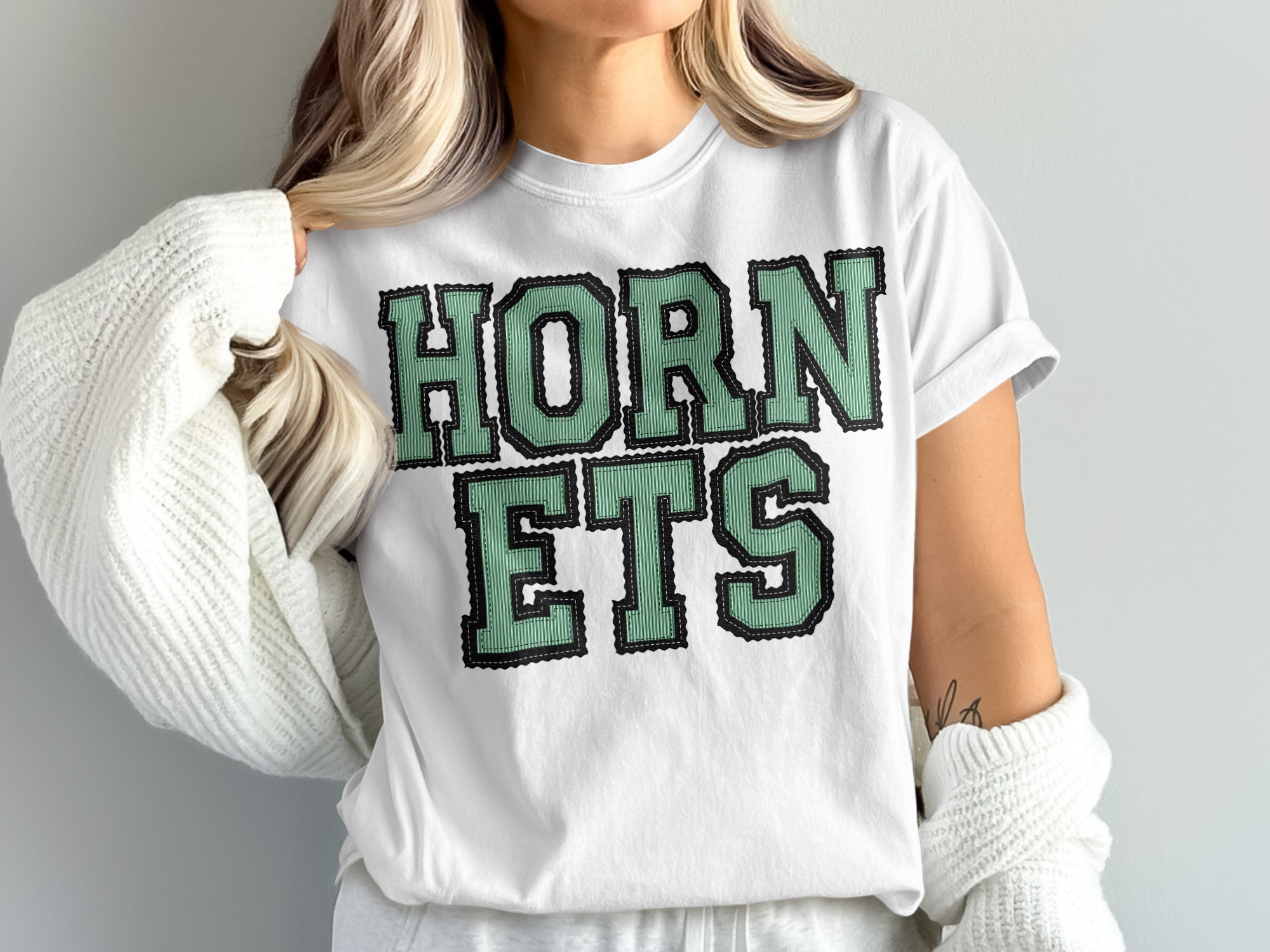 Hornets T-Shirt, Comfort Colors 1717, Team Spirit Tee, Game Day Apparel, School Pride Shirt, Sports Fan Gift, Trendy Graphic Tee