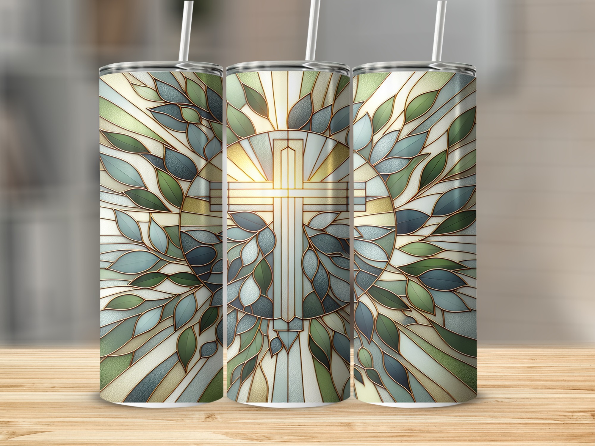 Cross Stained Glass 20oz Sublimation Digital Download,Tumbler Design,Christian Digital Image,Religious Gift,Wraps,Png Template