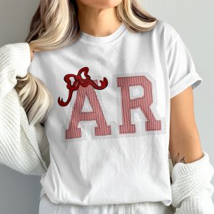 Comfort Colors Custom State AR T Shirt, Arkansas, Custom State Shirt, College T-Shirt, Gameday Shirt, Initial T-Shirt, Monogram Tee, prepster preppy, prepster preppy