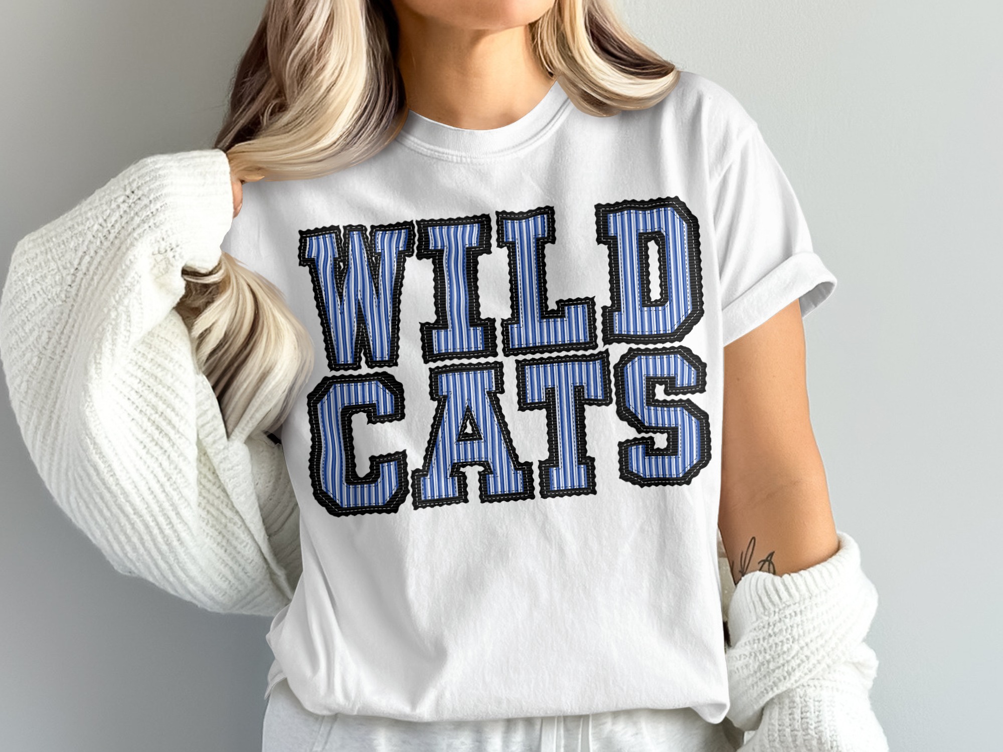 Wildcats T-Shirt, Spirit Tee, Team Pride, Comfort Colors 1717, Game Day, University Apparel, Fan Gear, Sports, Collegiate, prepster preppy