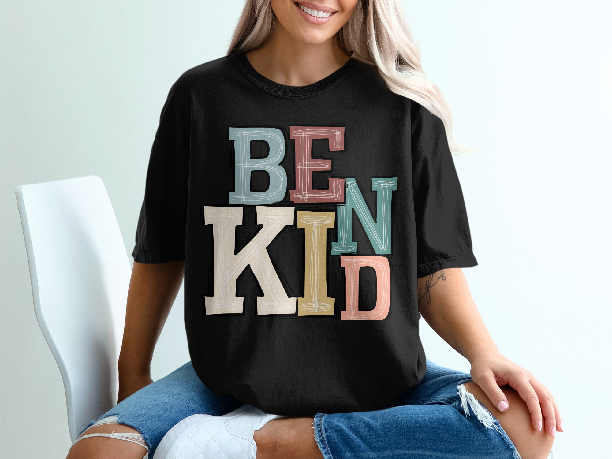 Be Kind T-Shirt, Positive Message Tee, Inspirational Shirt, Kindness Matters, Motivational T Shirt, Graphic Tee, Trendy Gift Shirt - Image 2