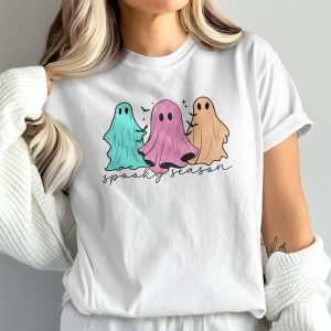 Spooky Season Ghosts T-Shirt, Comfort Colors Halloween Shirt, Pastel Ghosts Shirt, Ghost Tee, Cute Halloween TShirt, Fall Shirt