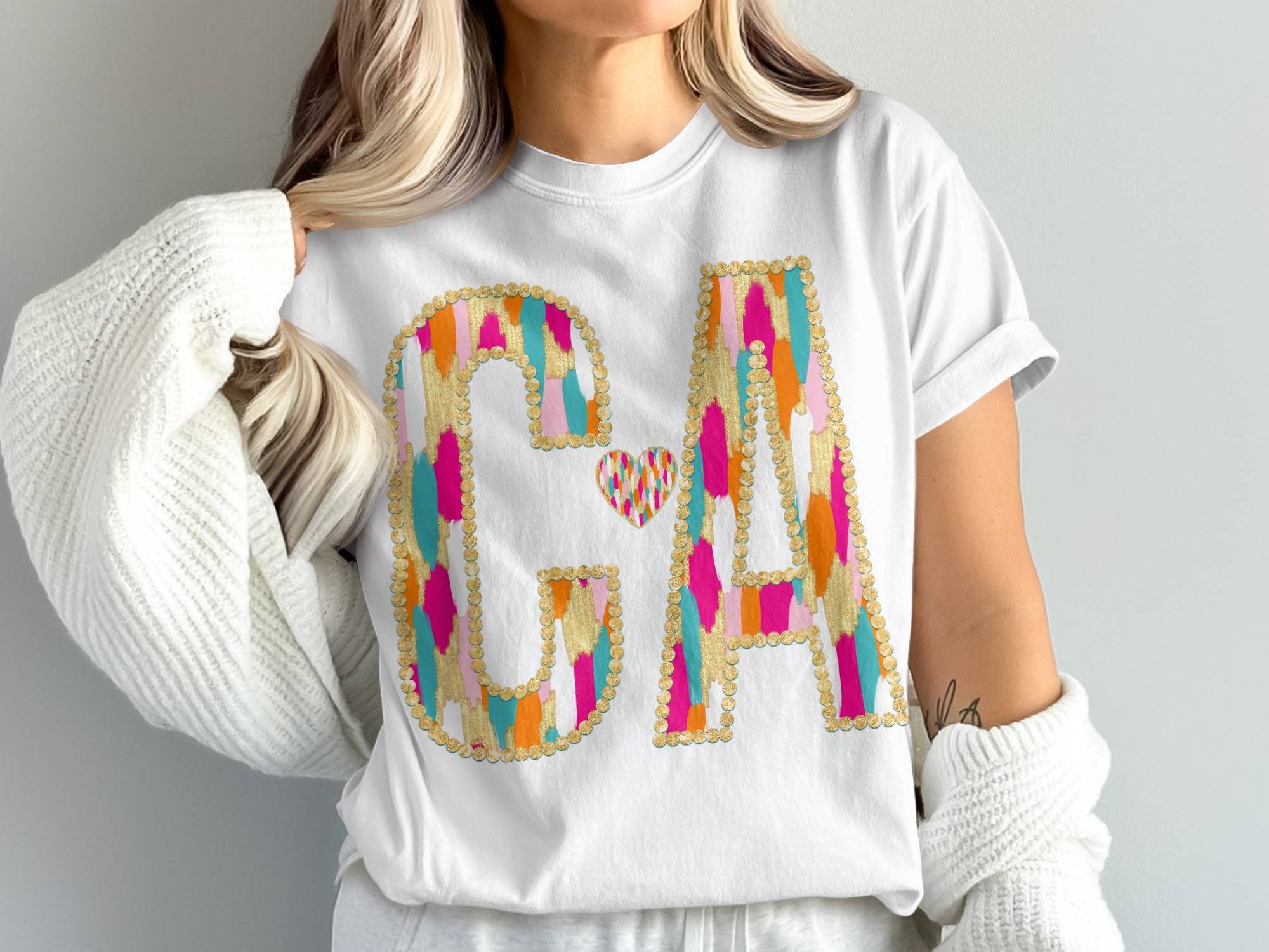 CA T-Shirt, California Love Tee, Comfort Colors 1717, Colorful CA Heart Graphic, West Coast Shirt, Souvenir T-Shirt, Trendy California Gift