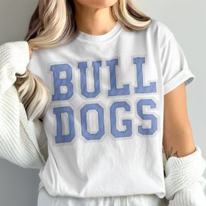 Bulldogs T-Shirt, Comfort Colors 1717, College T-Shirt, Team Spirit, Fan Apparel, Gift for Student, University Shirt, Bulldogs Design