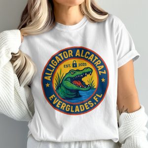 Alligator Alcatraz Everglades Florida Est 2025 T-Shirt