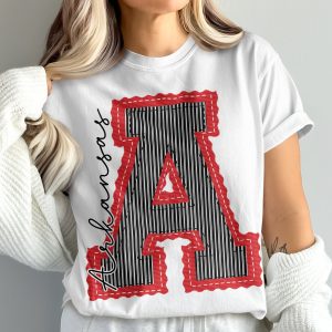 Arkansas T Shirt, Comfort Colors, State Pride Tee, Razorbacks Graphic Tee, Trendy College Apparel, University of Arkansas Gift Idea, prepster preppy
