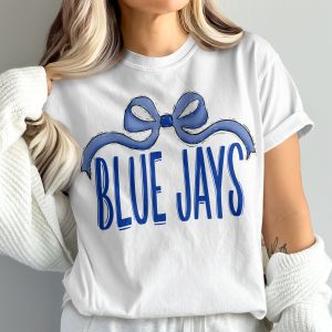 Blue Jays T-Shirt, Comfort Colors 1717 Tee, Blue Ribbon Graphic Shirt, Toronto Baseball Fan Apparel, Sports Team Pride Shirt, Trendy Tee
