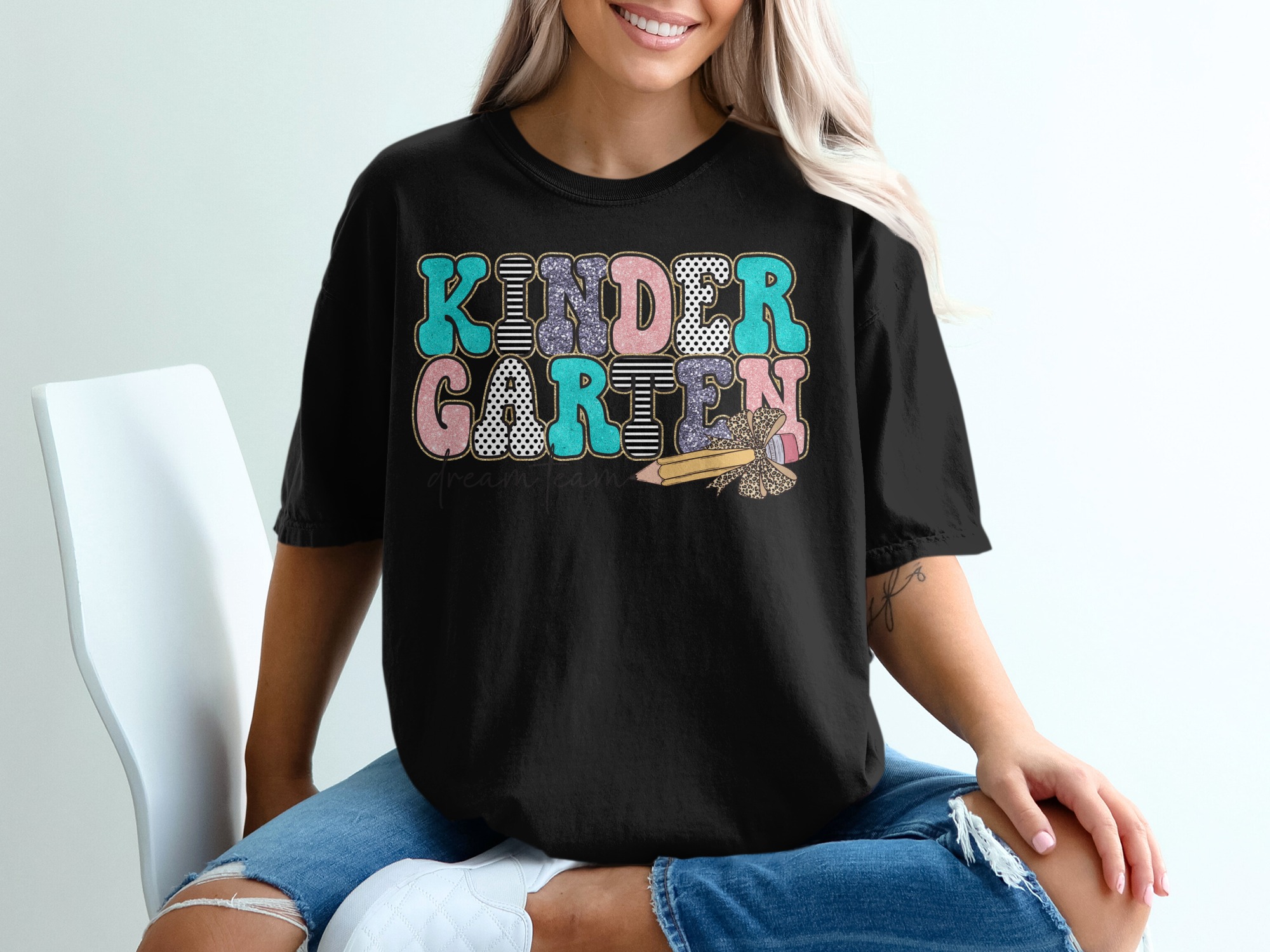 Kindergarten Dream Team T Shirt, Teacher T Shirt, School T Shirt, First Day of School T Shirt, Elementary School T Shirt, Back to School T - Image 2