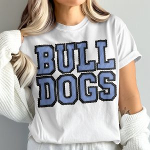 Bulldogs T-Shirt, Collegiate Style, Comfort Colors 1717, Team Spirit, College Apparel, Fan Gear, Trendy Top