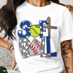 Softball T-Shirt, Baseball Tee, Sports Shirt, Team Gift, Softball Mom Shirt, Baseball Lover Gift, Custom Team Shirt, Game Day Shirt