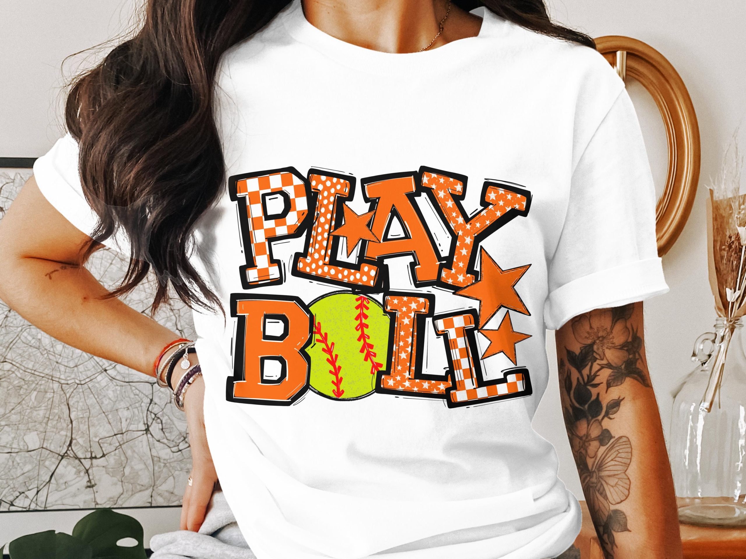Play Ball T-Shirt, Softball Tee, Sports Gift, Baseball Shirt, Team Spirit Apparel, Graphic Tee, Athlete Gift, Game Day Shirt, Trendy Top