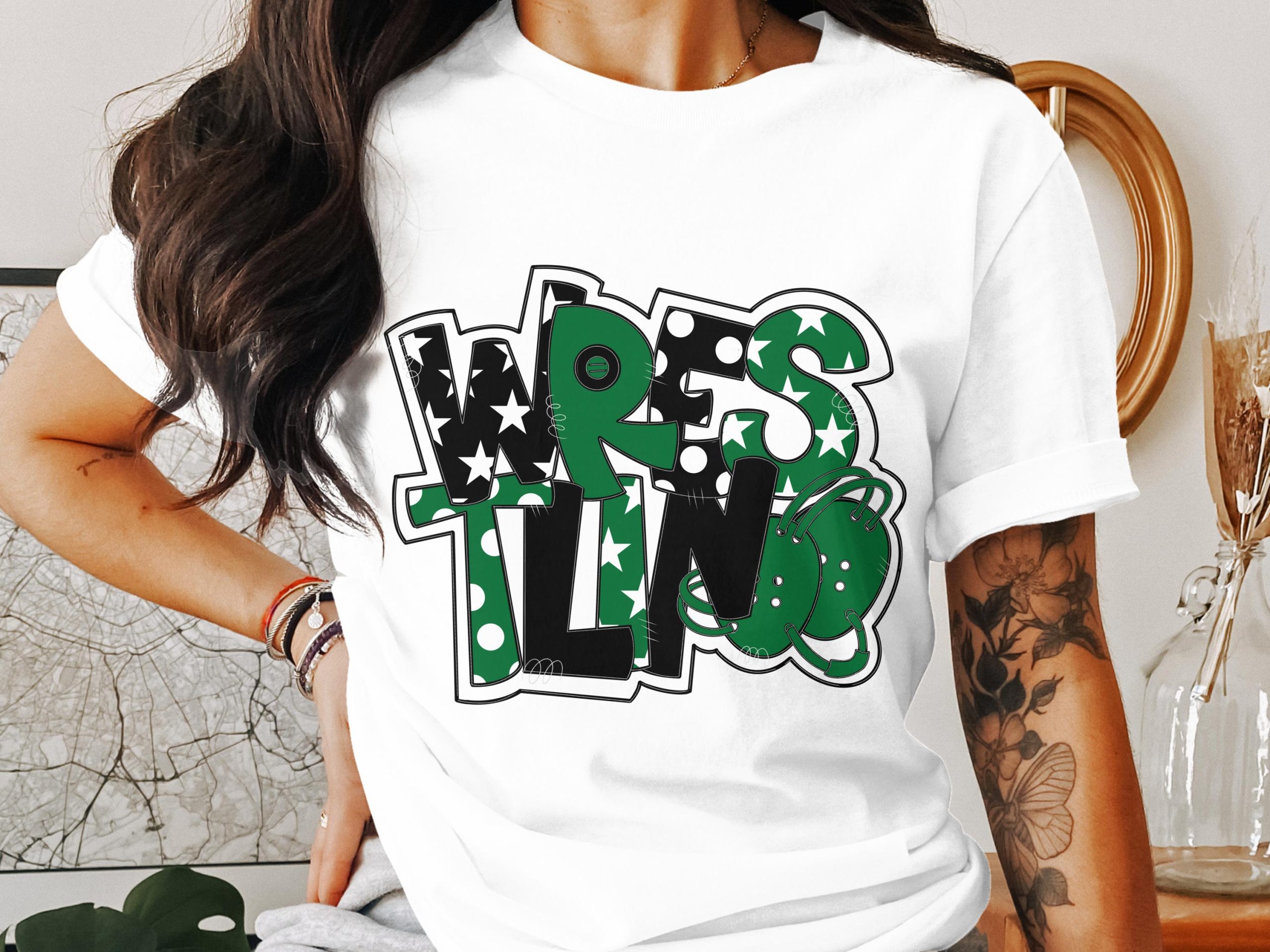 Wrestling T-Shirt, Wrestling Helmet, Sports Tee, Wrestler Gift, Wrestling Fan Apparel, Championship T Shirt, Unique Design