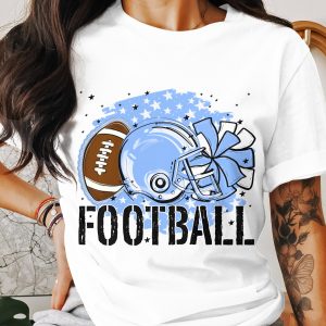 Football T-Shirt, Game Day Shirt, Football Helmet Tee, Tailgate Party Apparel, Gift for Football Fan, Sporty T-Shirt, Trendy Tees