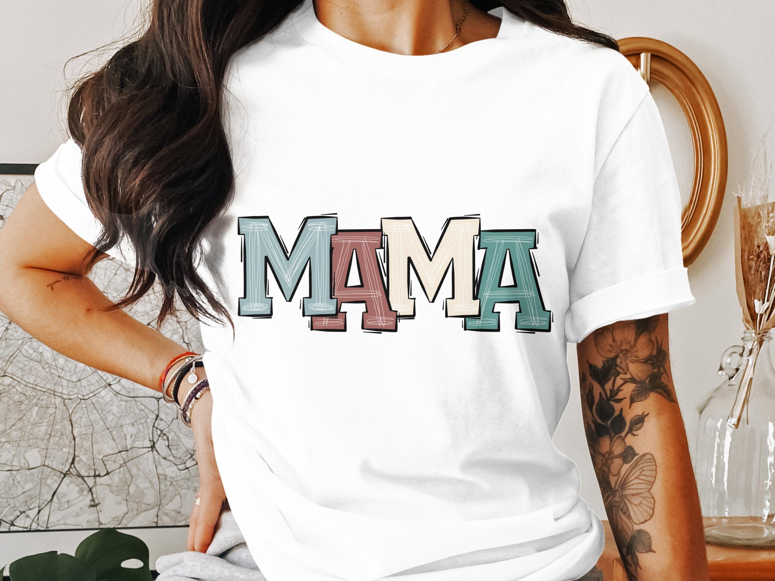 Mama T Shirt, Cute Mom Tee, Mother's Day Shirt, Gift for Mom, New Mom Shirt, Mama Bear Shirt, Trendy Mom Shirt, Graphic Tee, Women's T-Shirt
