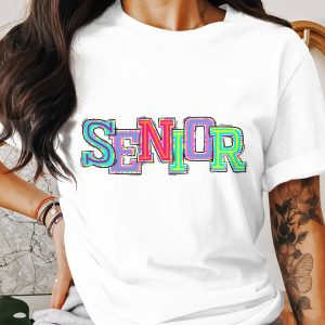 Senior T Shirt, Graduation Gift Idea, Class of 2024 T Shirt, College High School Grad Tee, Trendy Senior T Shirt, School Pride Shirt
