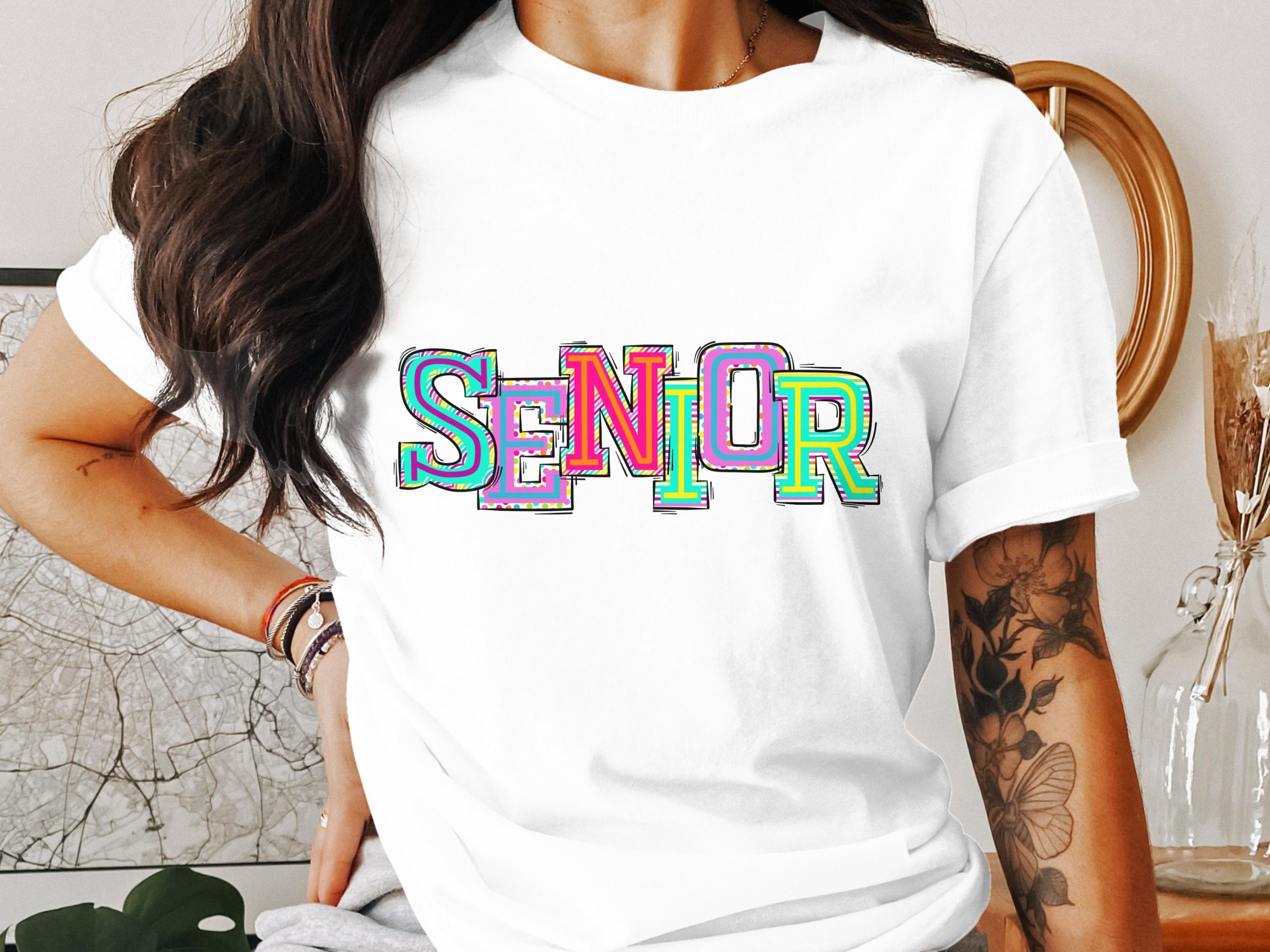 Senior T Shirt, Graduation Gift Idea, Class of 2024 T Shirt, College High School Grad Tee, Trendy Senior T Shirt, School Pride Shirt