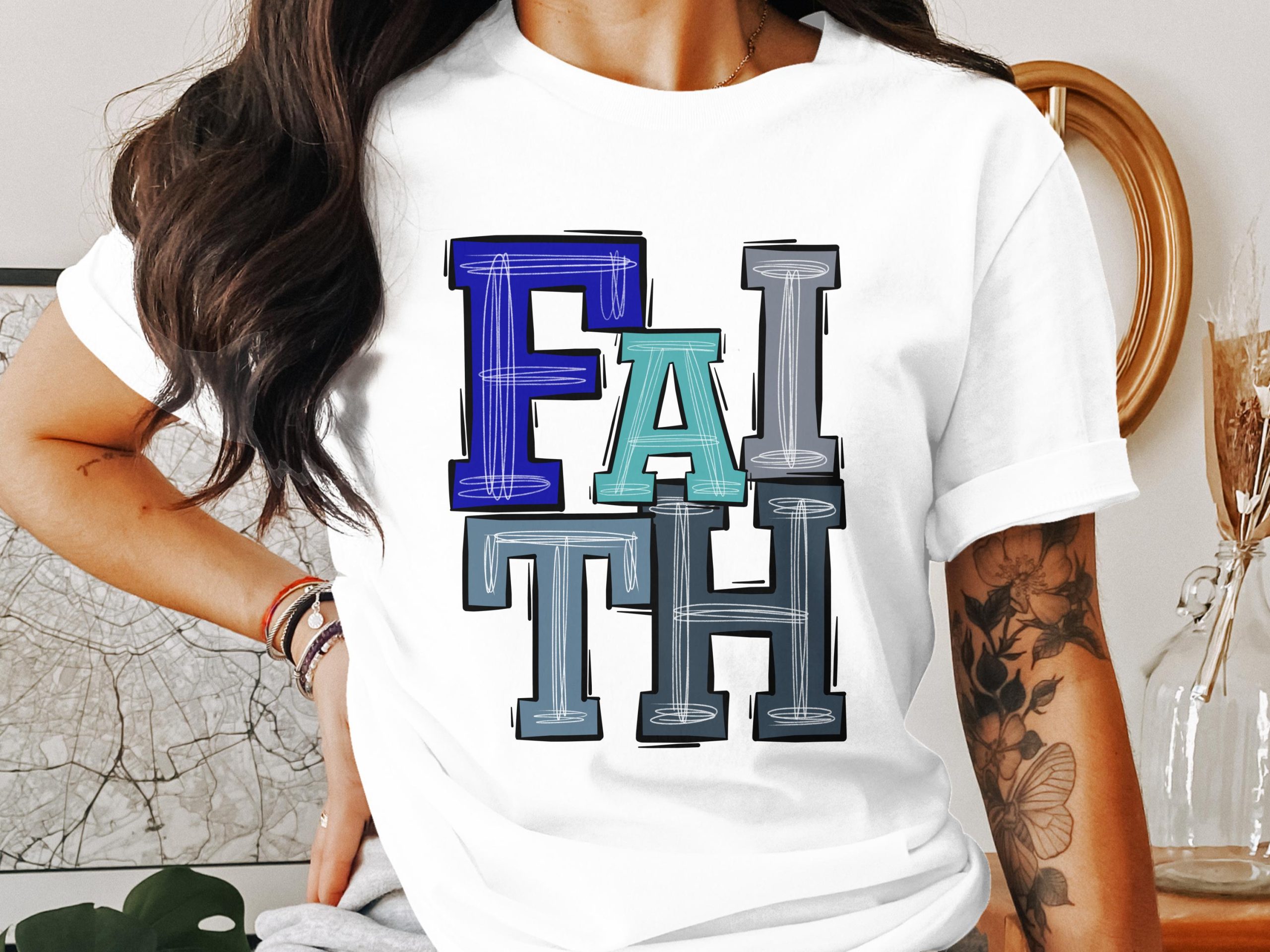 Faith T-Shirt, Religious Tee, Inspirational Shirt, Christian Apparel, Spiritual Gift, Trendy Shirt, Unisex Clothing