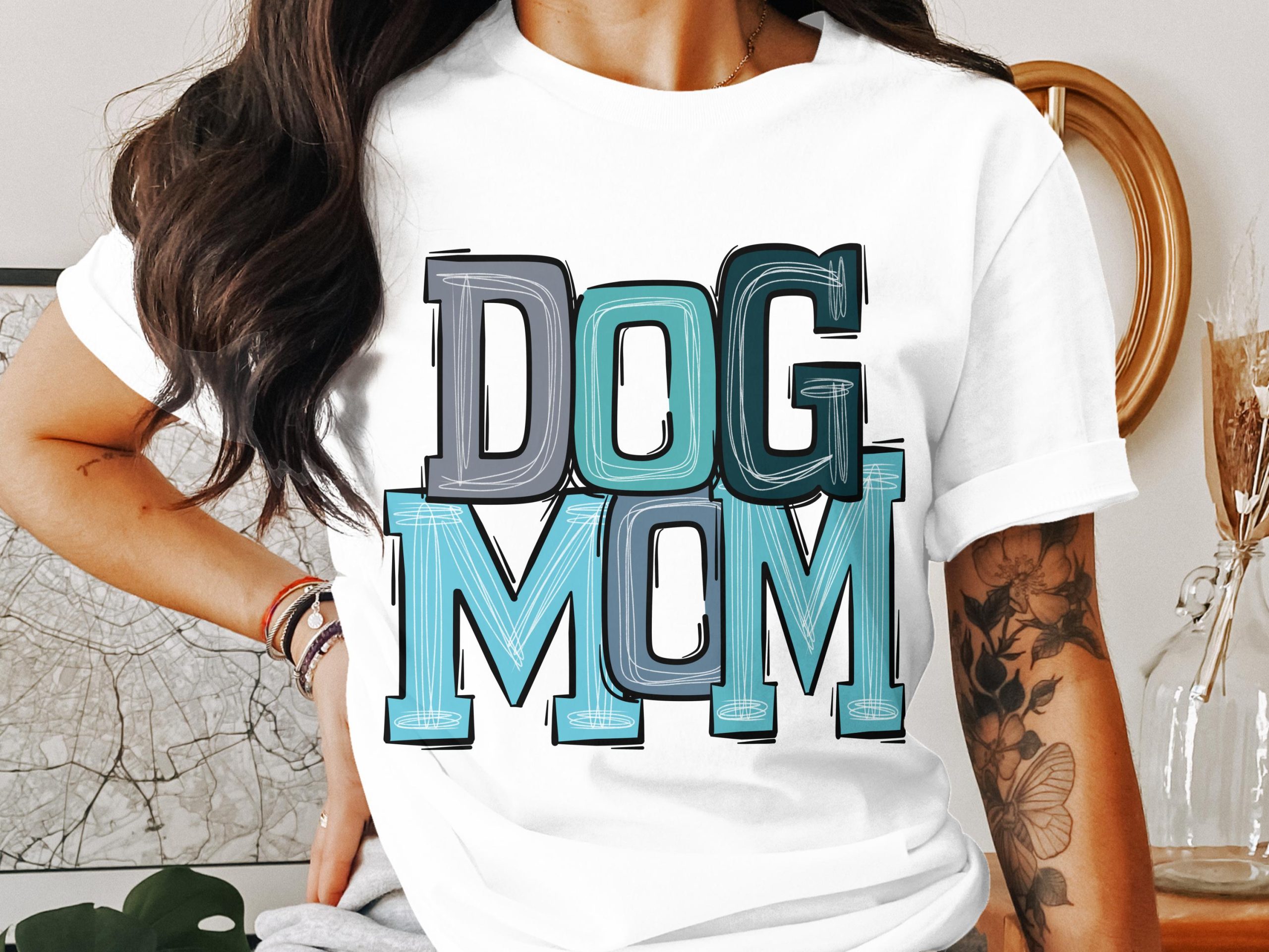 Dog Mom T-Shirt, Cute Dog Lover Tee, Pet Owner Gift, Puppy Love, Trendy Dog Shirt, Gift for Her, Dog Mama Shirt, Dog TShirt for Women