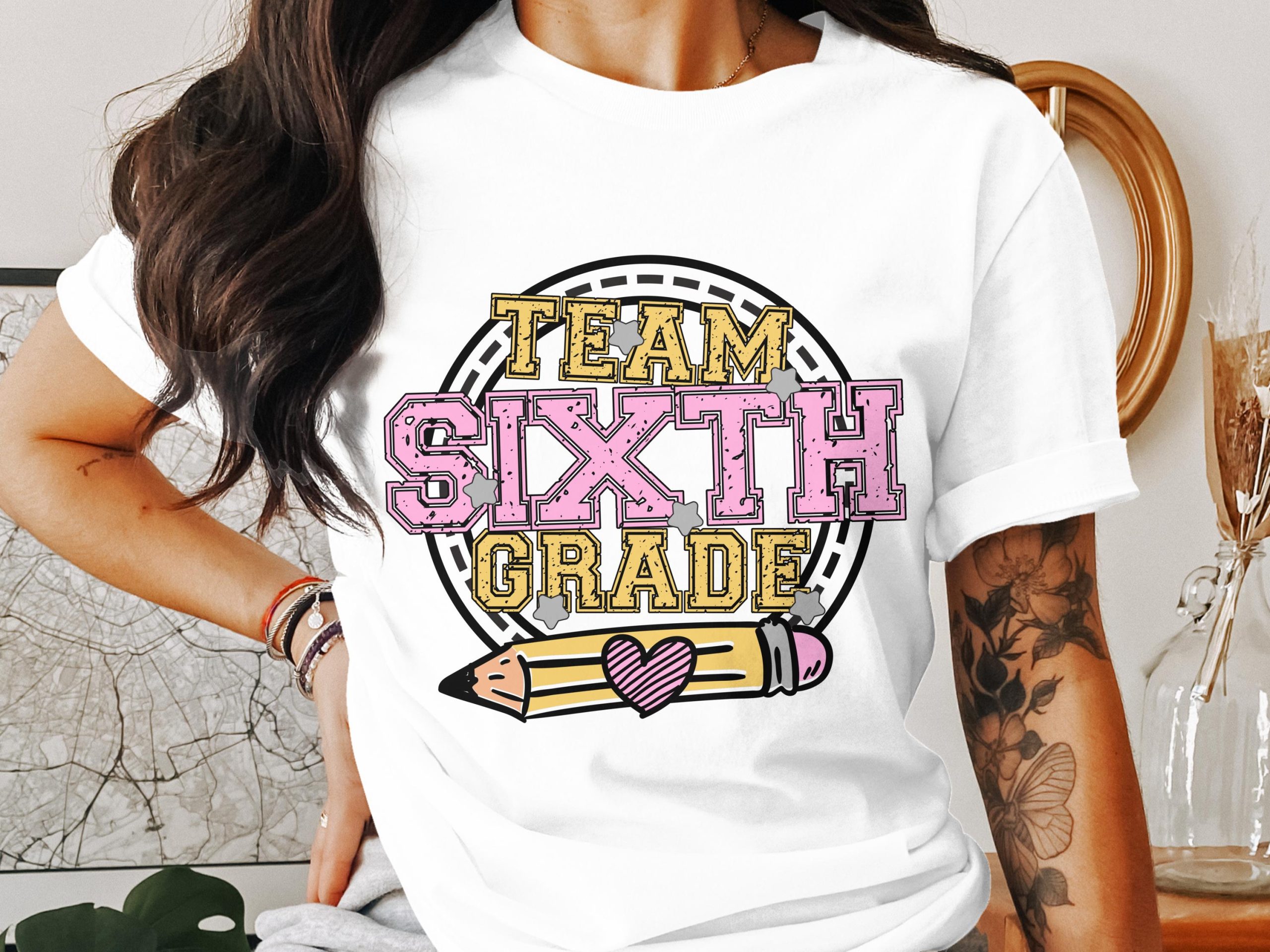Team Sixth Grade T-Shirt, 6th Grade Teacher Shirt, Back to School, School TShirt, Teacher Appreciation Gift, Student Gift