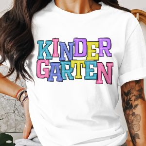 Cute Colorful Kindergarten Design Back To School T-Shirt