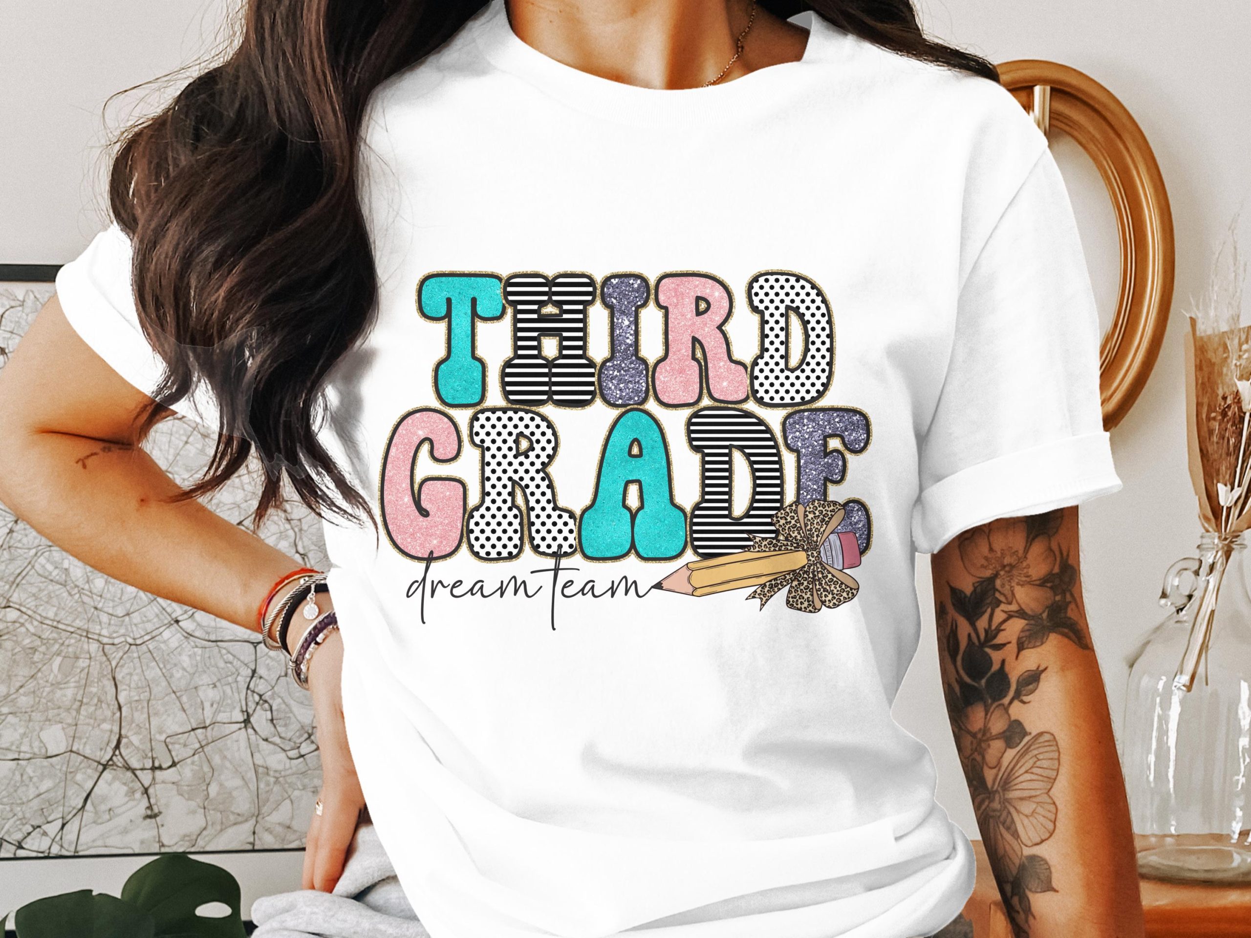 Third Grade Dream Team T-Shirt, Back To School Shirt, Elementary School, Third Grade Teacher Shirt, Third Grade Gift, Teacher Gift