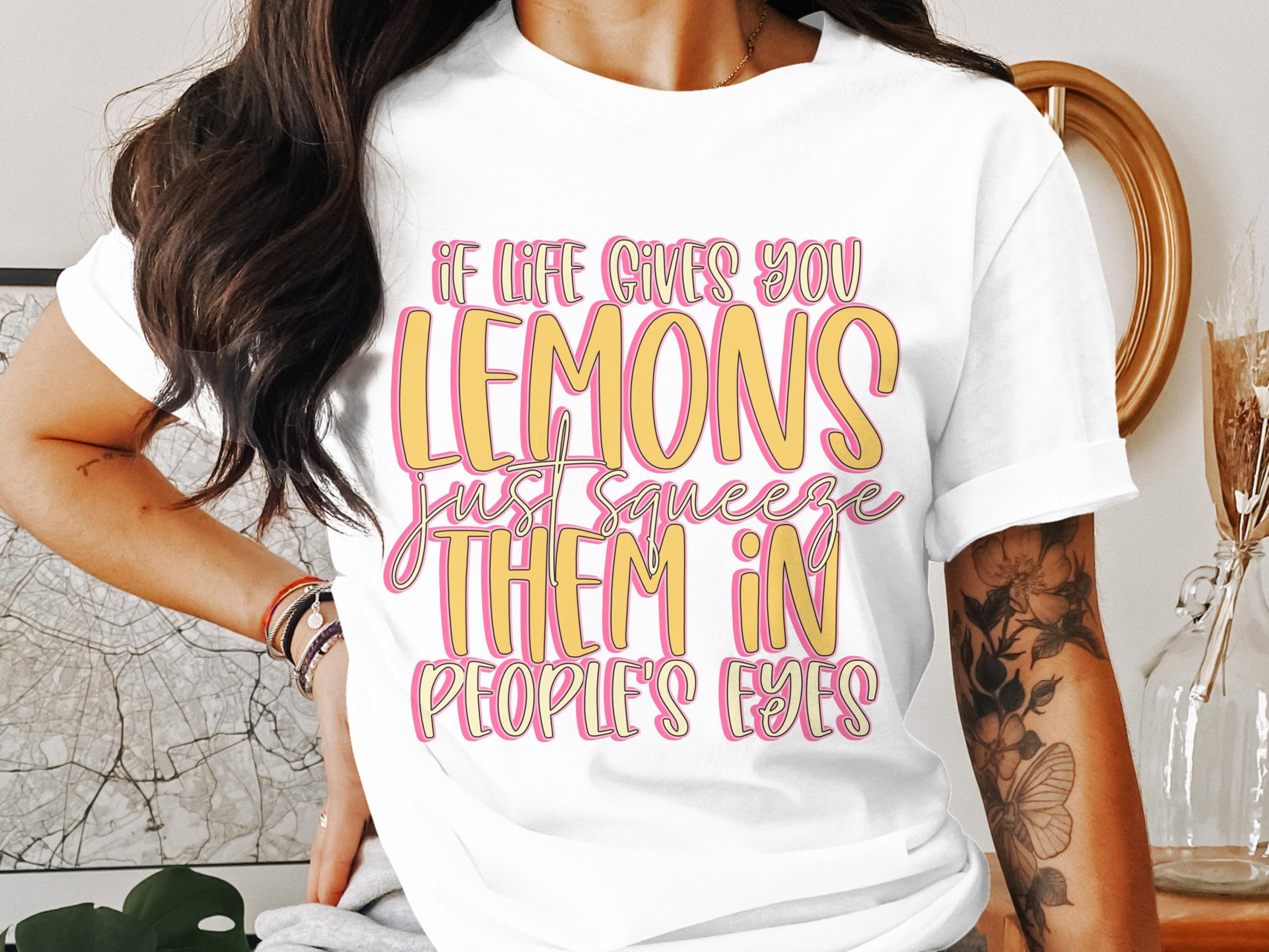 If Life Gives You Lemons T Shirt, Funny Sarcastic Tee, Lemon Quote Shirt, Graphic Tee, Trendy Shirt, Statement Shirt, Gift Idea