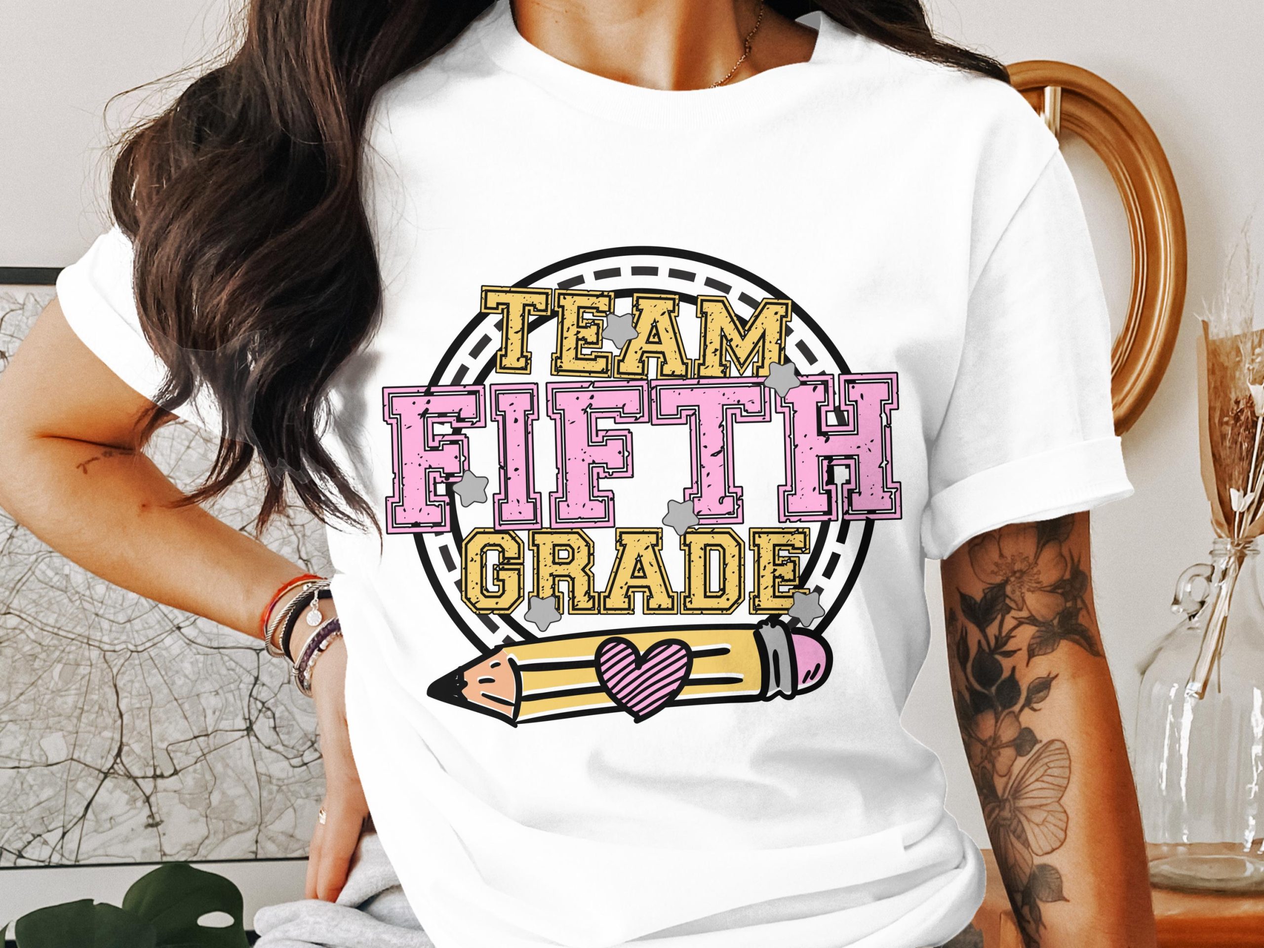 Team Fifth Grade T-Shirt, Teacher TShirt, School T-Shirt, Fifth Grade Teacher Shirt, End of Year School T-Shirt, Gift for Fifth Grade