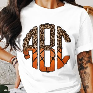 Digital,Custom Digital Download Monogram,Basketball Leopard Print Monogram PNG,Personalized Design,Team Spirit,DIY Project(137)