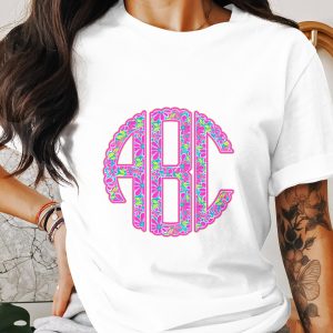 Digital Custom Monogram, Floral Monogram Download, Personalized Monogram Art, Initial Monogram, Custom Digital Download