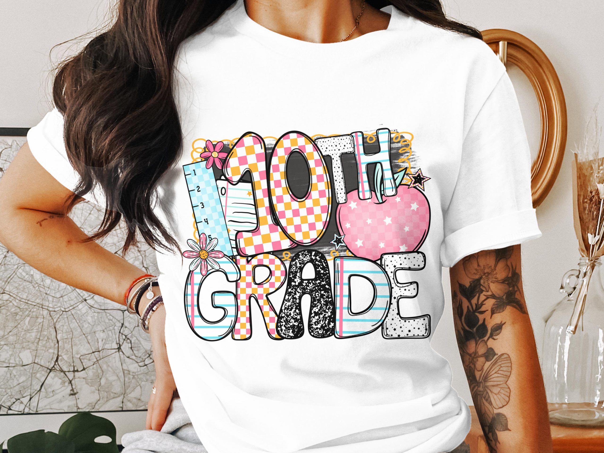 10th Grade T Shirt, Back To School Tee, Tenth Grade Shirt, Student T-Shirt, 10th Grade Teacher T-Shirt, School Gift, Tenth Grader