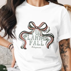 Fur Flannel Fall T-Shirt, Dog Mom T-Shirt, Cute Fall T-Shirt, Autumn T-Shirt, Holiday Gift, Seasonal Shirt, Trendy T-Shirt