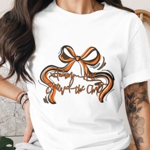 Autumn Has Entered The Chat T-Shirt, Fall Vibes Tee, Cute Bow Shirt, Spiced Coffee Season Shirt, Autumn Lover Apparel
